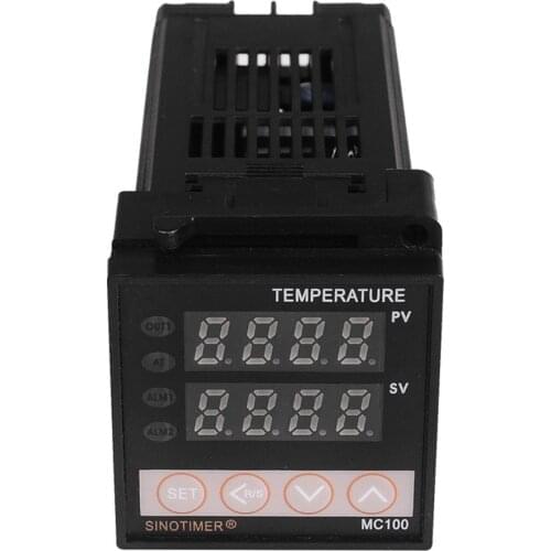 0-10V Analog Output Universal Thermocouple PT100 Input Digital PID Temperature Controller Thermostat For Heat Cool With Alarm