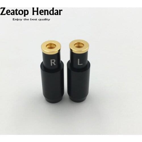10Pairs MMCX Female Socket Gold Plated Earphone Pin Plug Solder Jack Long Shell for Shure ED5 SE535 Straight Shape DIY Connector