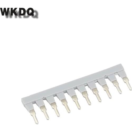 10Pcs EB10-8 Wiring Jumpers For UK6N UK5-HESI ERTK/URTK Plug Connector EB 10-8 DIN Rail UK Terminal Block Insertion Bridge
