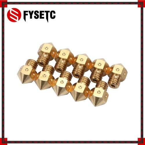 10pcs Top Quality MK8 NozzlesFor 3D Printers Hotend Filament Head J-head Extrusion Prusa i3 Extruder