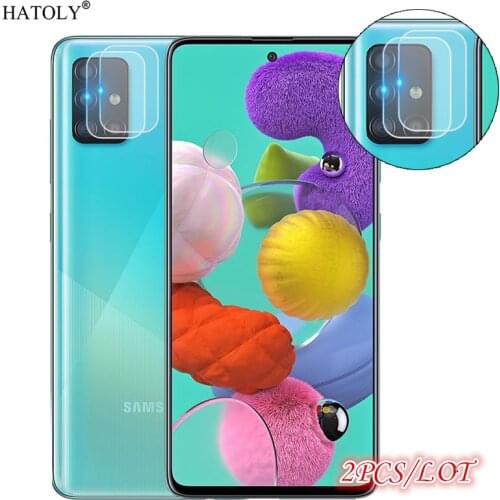 2Pcs Glass For Samsung Galaxy A51 Camera Lens Glass Screen Protector For Samsung A51 Camera Protective HD Film For Samsung A51