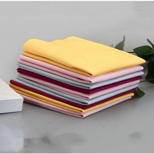 COLOUR 5Pcs Soft Chamois Glasses Eyeglasses Microfiber Clean Cloth For Lens Phone Screen Cleaning Wipes 2021 HIgh-end Fashion