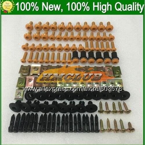 Fairing bolts full screw kit For KAWASAKI NINJA ZZR-250 ZZR 250 90 91 92 93 94 ZZR250 95 96 97 98 99 CL1 Nuts bolt screws Nut