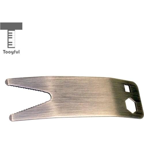 Bronze Multi Spanner Wrench Tool for Tightening Pots Swtiches Jacks Luthier Tool