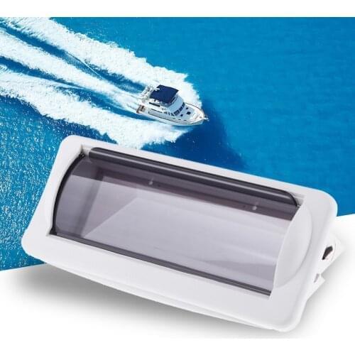 1 Pcs Boat Flush Mount Stereo Cover Housing Radio Splash Guard ABS Waterproof For Marine/Caravan/RV/Yacht Radio CD MP3 DVD Etc