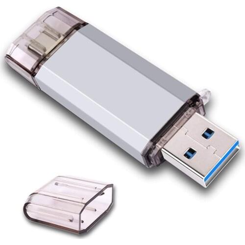 OTG USB Flash Drive 256GB 128GB Type C Pen Drive 64GB 32GB 16GB External Storage Pendrive USB 3.0 Memory Stick For Android/PC