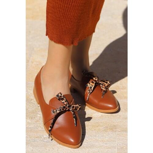 Ayakland 8328-102 Skin Daily Anatomical Women Casual Ballerina Shoes