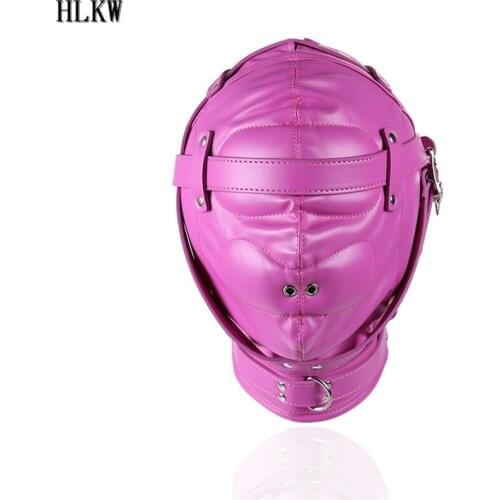 Hot New Soft PU Leather Horse Hoods Masks Sex Products Fetish Head Harness Bondage Hood Restraints,Cosplay Slave Mask Sex Toys