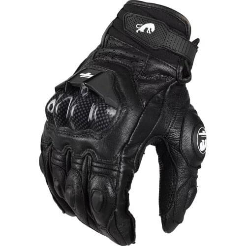 Mens Leather Furygan AFS 6 Motorcycle Gloves Moto Racing Gloves Bicycle Cycling Motorbike Riding Glove guantes moto Luvas A