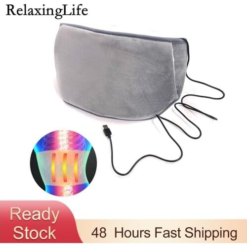 Heating Belt Heating Pads USB Electric Heating Magnetic Therapy For Menstrual Cramp Lumbar Abdominal Leg Pain Relief