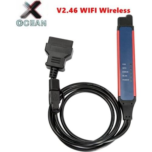 NEW VCI3 SDP3 V2.46 WIFI Wireless truck Diagnostic Tool vci 3 support Multi-language VCI-3 Car OBD2 Heavy Duty Scanner
