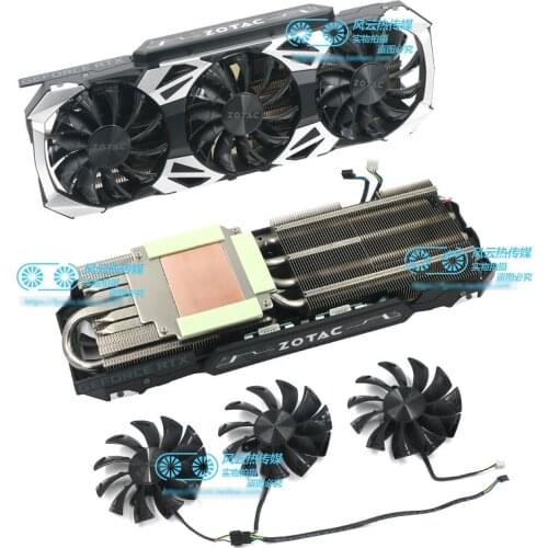 New Original for ZOTAC RTX2080Ti RTX2080 RTX2070 RTX2060 11GD6 PLUS Graphics Video Card Cooling Fan GA92S2U