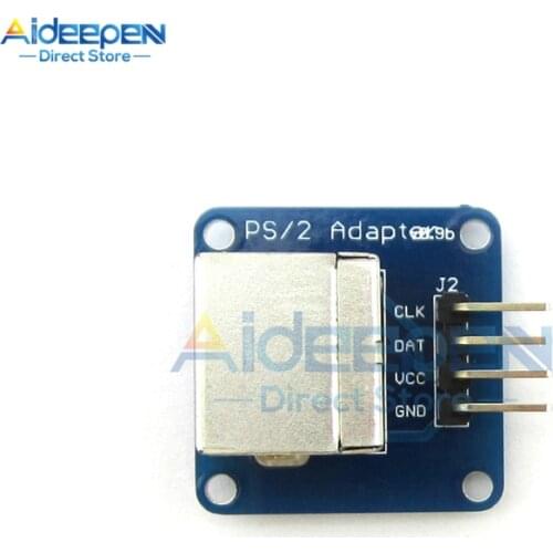 PS2 Module PS2 Adapter Board Module PS 2 Mouse Keyboard Socket Compatible For Arduino