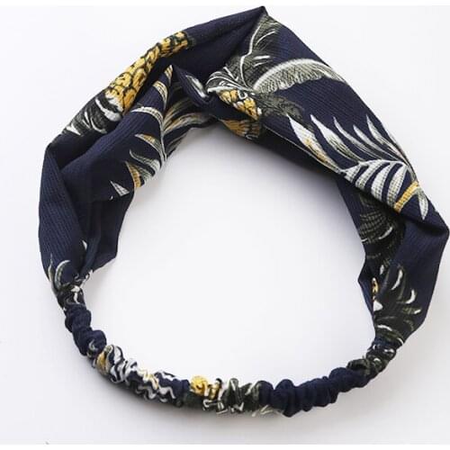 Summer Fashion Stripe Cross Turban Headband Women Girls Hair Head Bands Wrap Accessories For Women Scrunchy Headdress Hairband