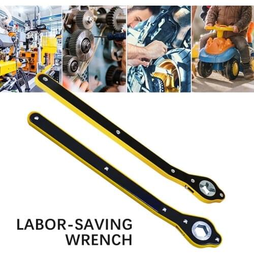 Dropshipping Auto Labor-saving jack ratchet wrench Scissor Jack Garage Tire Wheel Lug Handle labor-saving Phillips wrench