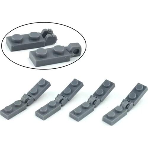 Hinge Plate 1x2 Locking With 1 Finger MOC Building Blocks Compatible With 44301 44302 Educational Bricks Toys For Kids