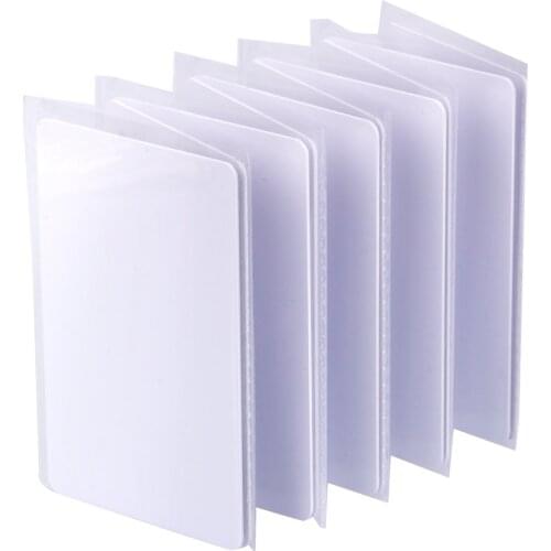 50pcs RFID Key Tag Access Control Smart Card Contactless High Frequency Mifare S50 IC Cards PVC Access Attendance NFC Card