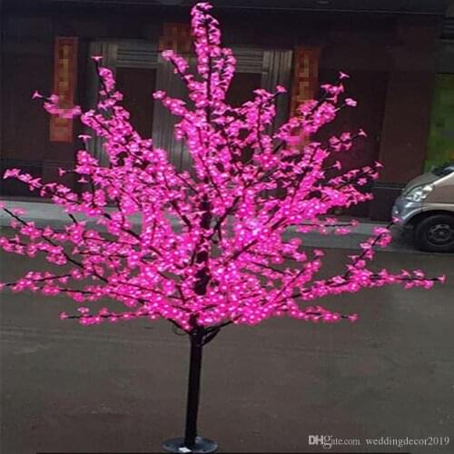 6 Color LED Cherry Blossom Tree Light LED Artificial Tree Light 648pcs LED Bulbs 1.8m Height 110/220VAC Waterprood IP65