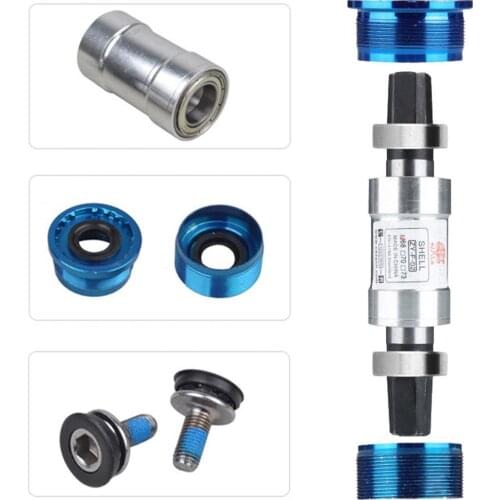 Bike Bottom Bracket Square Taper Sealed Bearings Cartridge Dustproof & Waterproof For Bike Frame