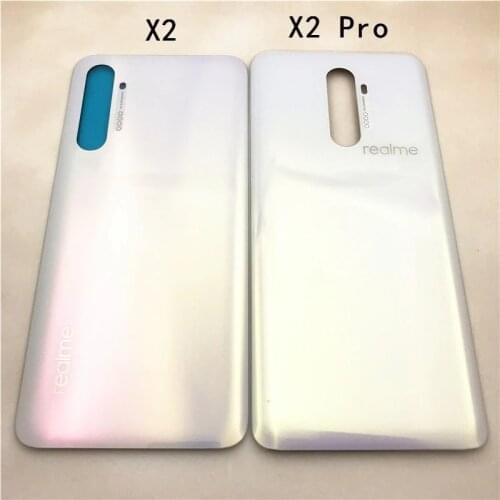 10Pcs For OPPO Realme X2 Back Battery Cover Rear Housing Door Glass Case For Realme X2 Pro RMX1931 Battery Cover With Adhesive