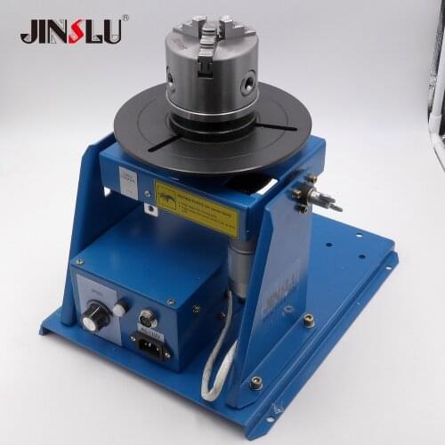 110V BY-10 10KG welding turntable welding positioner with K01-80B chuck clamp range 1.5-70mm