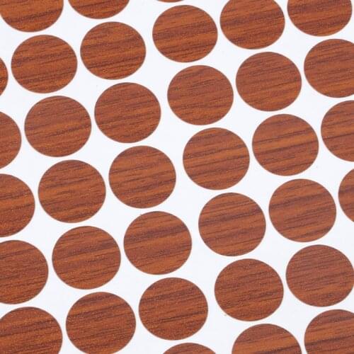 60Pcs 20mm Wooden Furniture Self Adhesive Cabinet Screw Cap Covers Hole Stickers