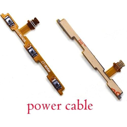 Sidebutton strip Power On/Off Key Volume Up/Down Side Button Flex Cable/sidebutton strip for Huawei Y6 2018/Y6 prime 2018