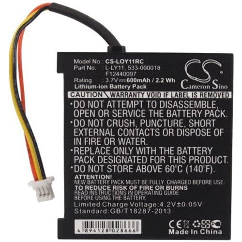 CameronSino for LOGITECH G930 Gaming Headset G930 Headset G930 MX Revolution 533-000018 F12440097 L-LY11 battery