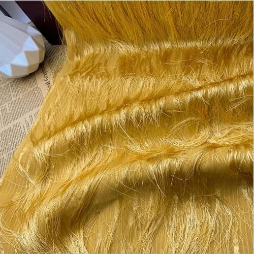 Long Fringe Tassel Chiffon Fabric Sewing For T-shirt Skirt Dress dance Clothing Stage Clothes Material