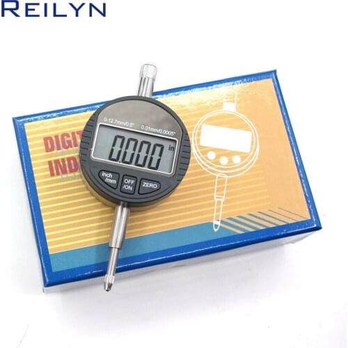 Electronic Digital centigrade Indicator 0.5 inch (0-12.7mm) LCD display 0.01mm dial indicator dial gauge digital centimeter
