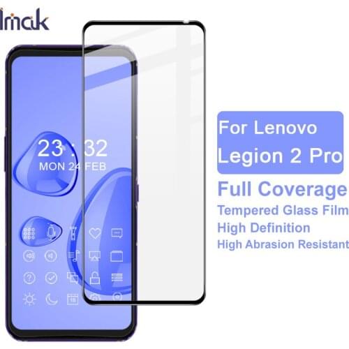 Imak Full Screen AB Glue Pro+Version Tempered Glass For Lenovo Legion 2 Pro Screen Protector Glass Film For Lenovo Legion 2 Pro
