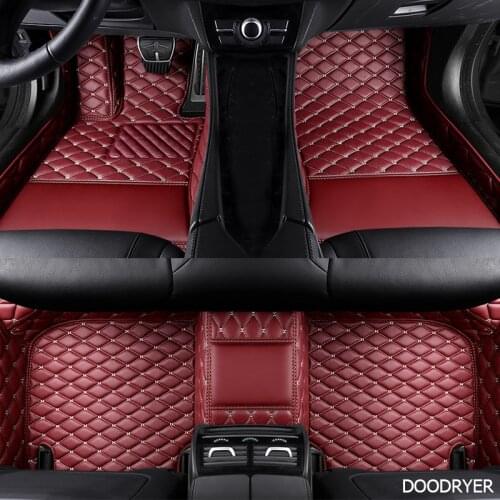 DOODRYER Custom car floor mats for Audi A4 A5 A6 SQ5 RS4 RS6 RS7 RS5 A8 A7 Q3 Q5 Q7 S3 S5 S6 S7 S8 R8 TT A1 A3 car foot styling