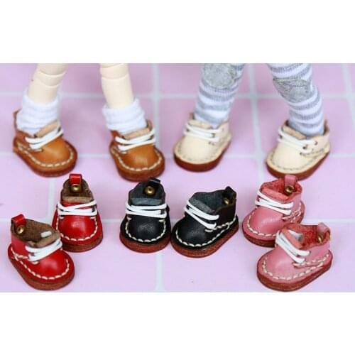 OB11 doll shoes suitable for ob11 DDF body9 YMY handmade cowhide shoes sneakers doll accessories