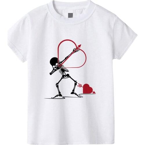 Little Boys Cartoon Heart Cute Tshirts Birthday Gifts Soft Kids T Shirt