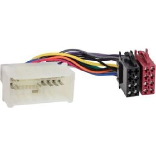 Msanzeo Car ISO radio Wiring Adaptor Cable Loom for Hyundai Tucson Trajet Amica Accent Atos Azera Coupe H1 Lantra Santa Fe