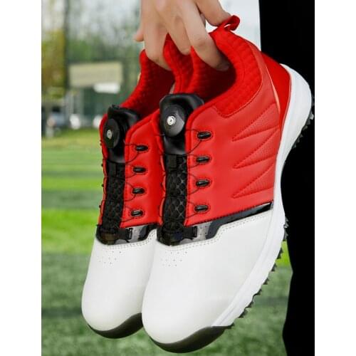 New Professional Golf Shoes for Men Lace Up Breathable Training Golf Sneakers Men Sport Anti Slip Sneakers