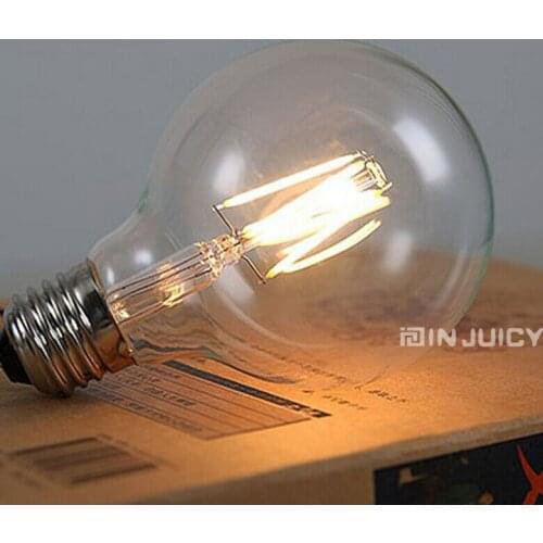 NEWEST Vintage Retro G125 LED 4W E27 Filament light bulb old fasioned warm white edison screw RH LOFT