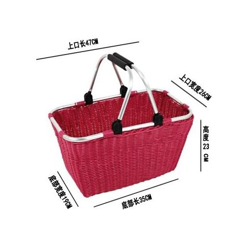 2016 new candy dish basket picnic basket storage basket made by hand with cover