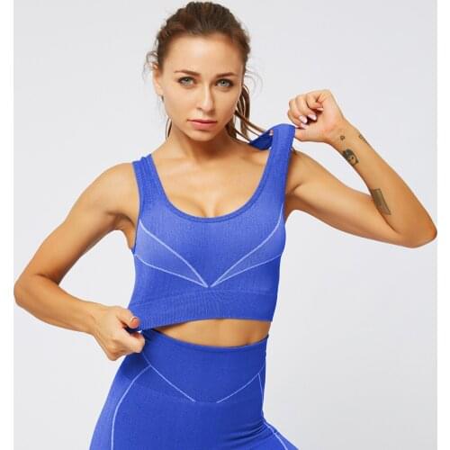 Sexy U Type Women Push Up Seamless Sports Bra Workout Gym Fitness Running Bra Womens Yoga Bra Vest Activewear Women Jersey S-L