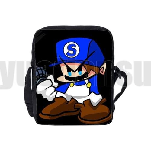 Friday Night Funkin 3D Shoulder Bag Children Crossbody Handbags Women Cosmeticbag Girls Boys Kawaii School Supplies Storage Bag