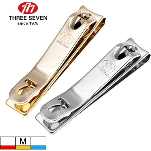 THREE SEVEN/777 Lucky Series Medium-size Nail Clippers Trimmers H-Carbon Steel Pedicure Care Professional Manicure Nail Tools