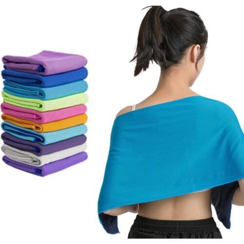 30x100cm Microfiber Sport Towel Instant Cooling Towel Icing Cold Towel Quicky-dry Fitness Yoga Enduring Instant Chill Towel