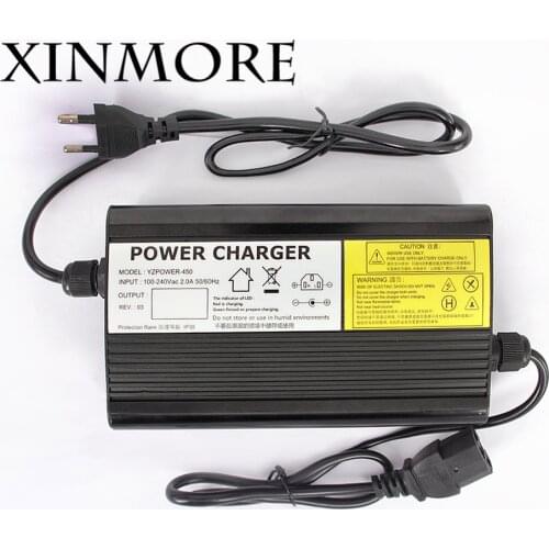 XINMORE 50.4V 6A Lithium Battery Charger 12 Series For 44.4V E-bike Battery Tool Power Supply for Electric bicycle