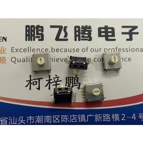 1PCS Japan OMRON A6KS-164RS 0-F/16-bit rotary dial coding switch 5: 2 feet positive code with handle patch 7 feet