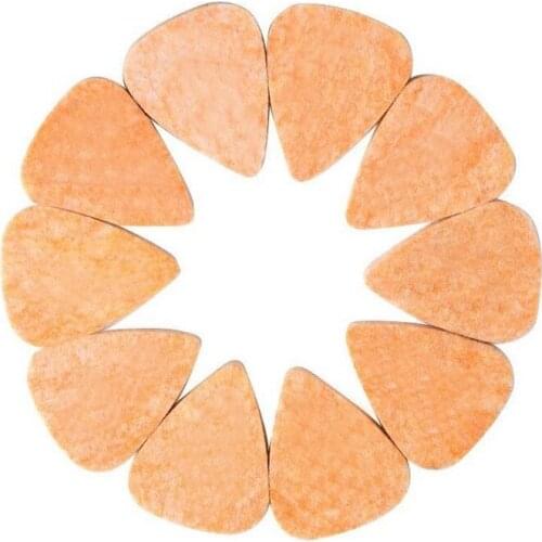 100pcs Wholesale Price Felt Picks for Ukulele, Ukulele Picks, Uke picks (100-pack, Orange)