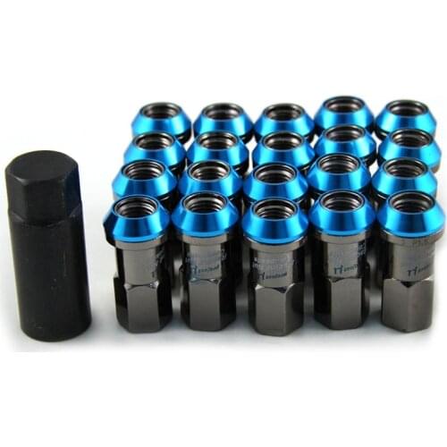 20pcs/set Project MU Racing Composite SPEC Steel Racing Wheel Nuts M12x1.5/1.25 Car Wheel Rims Lug Nuts