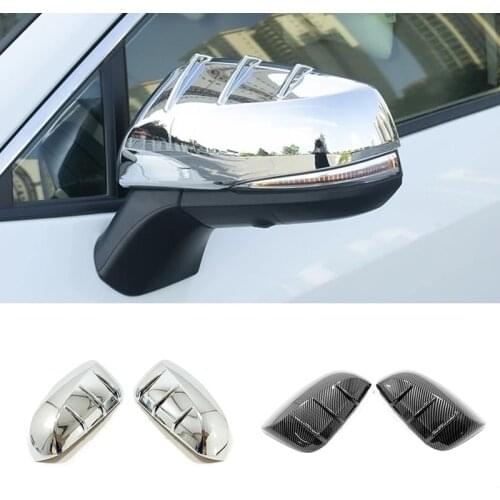 ABS Chrome For Toyota RAV4 RAV 4 2019 2020 Accessories Car Side Door Rear View Mirror Cover Cover Trim Exterior Car Styling 2pcs