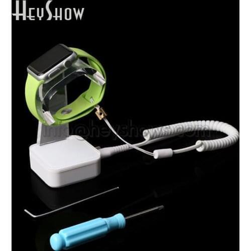 Apple watch security stand iwatch display alarm smart watch Acrylic holder for retail store exhibition and loss prevention