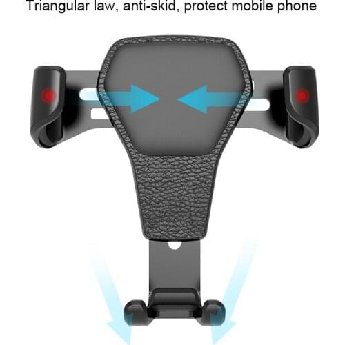 Car Phone Holder Air Vent Clip mount Mobile Phone Gravity Car Holder For Cell Phone Car Mount Holder Universal NO Magnetic