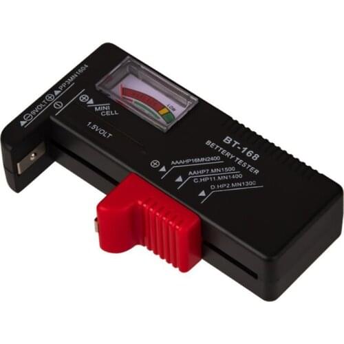 Bt-168D Battery Capacity Tester Battery Tester Digital Battery Capacity Diagnostic Tool Battery Tester Lcd Display Checking Aaa